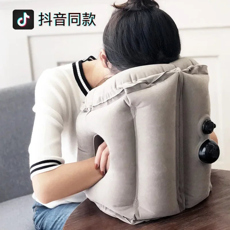 Inflatable Air Cushion Travel Pillow