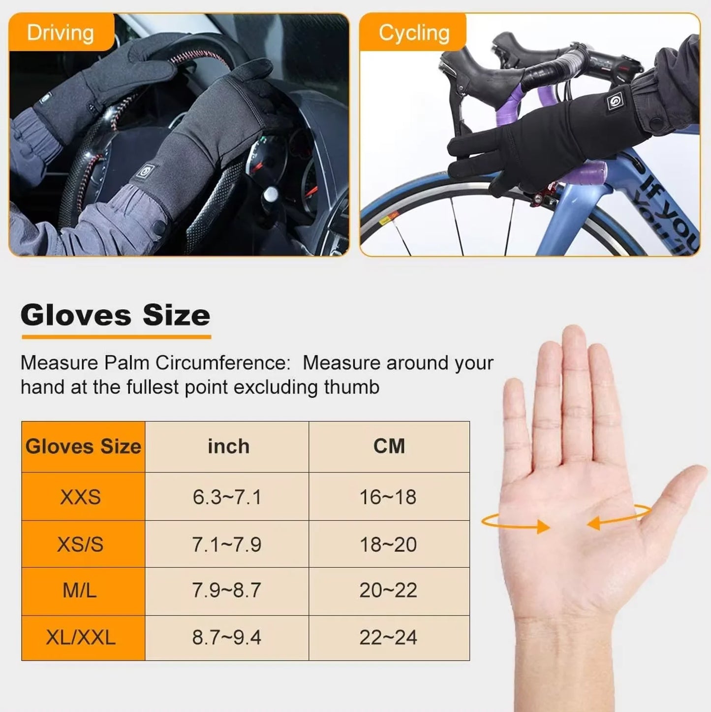 Electric Heated Glove Liners