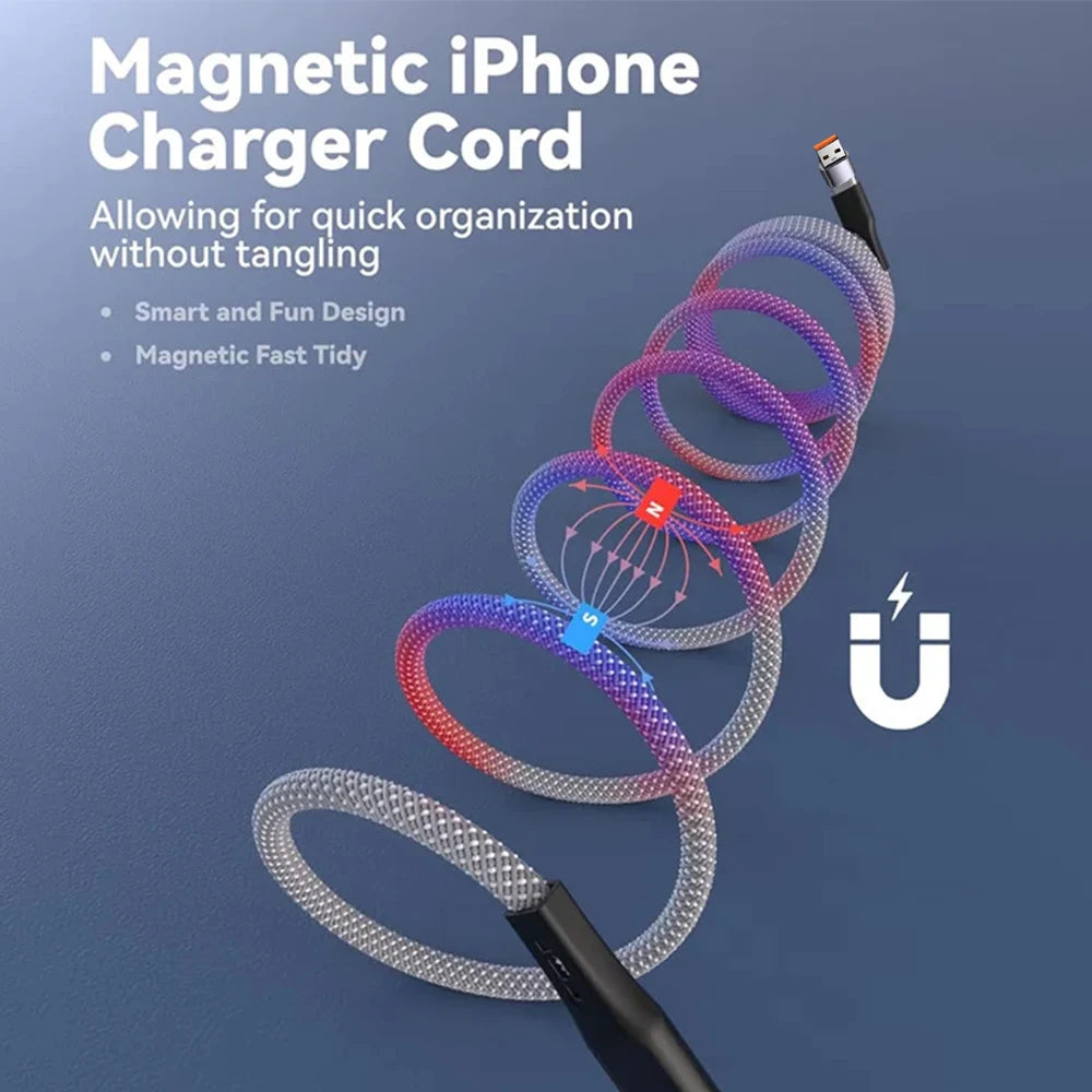 Fast Charging Magnetic Type C USB Cable