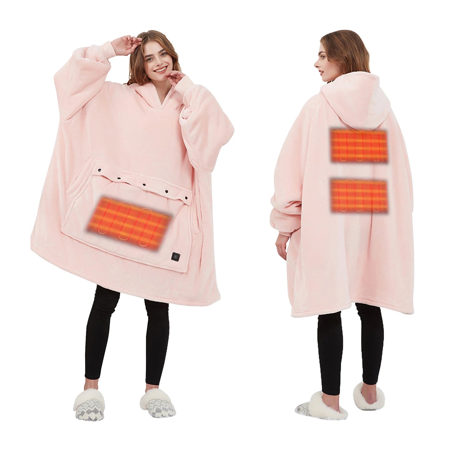 Oversized Heating Blanket Hoodie