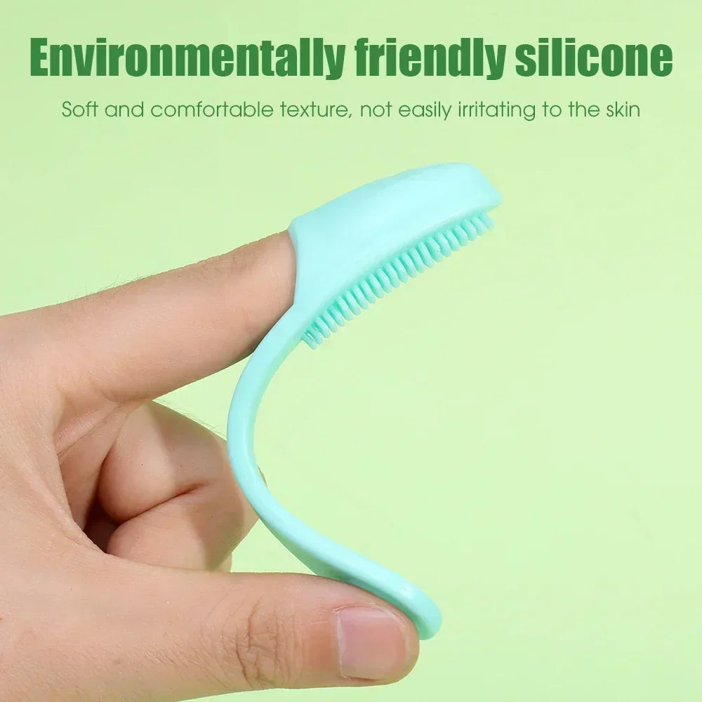 Finger Shape Silicone Brush Facial Cleanser