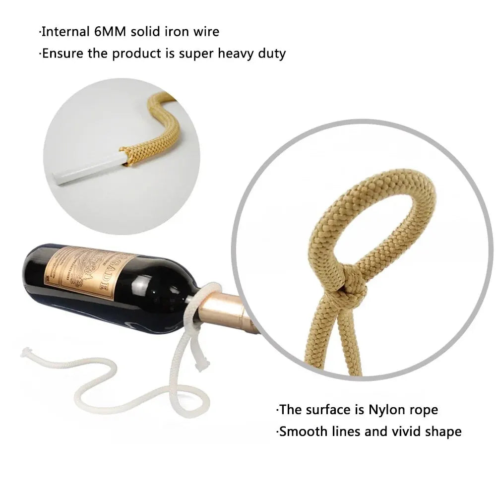 Rope Wine Rack Snake Bracket