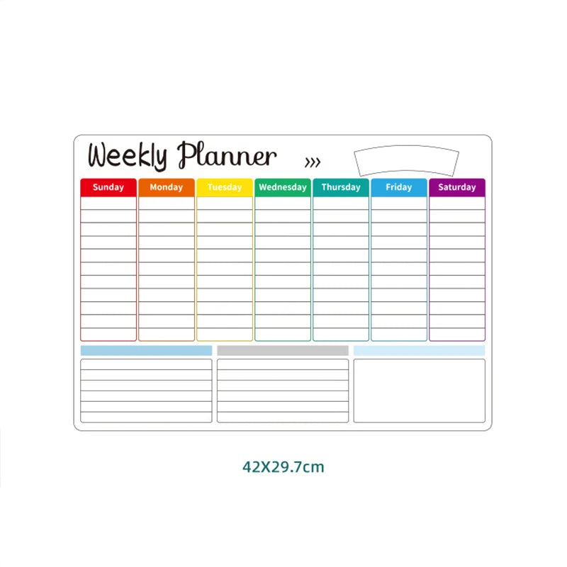 Magnetic Monthly Weekly Planner Calendar