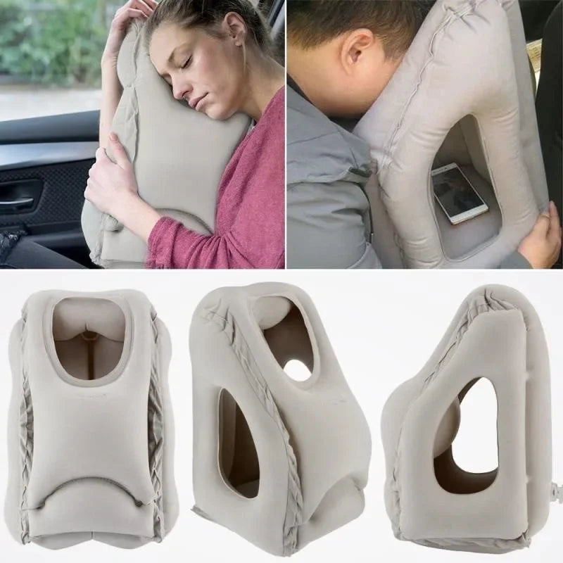 Inflatable Air Cushion Travel Pillow