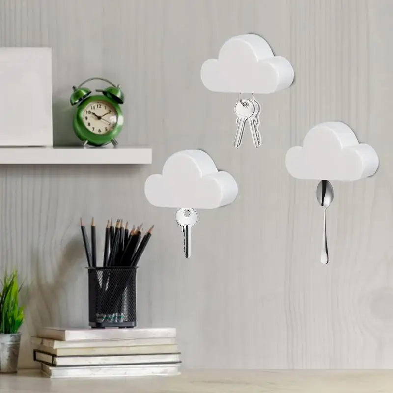 White Cloud Magnetic Key Holder