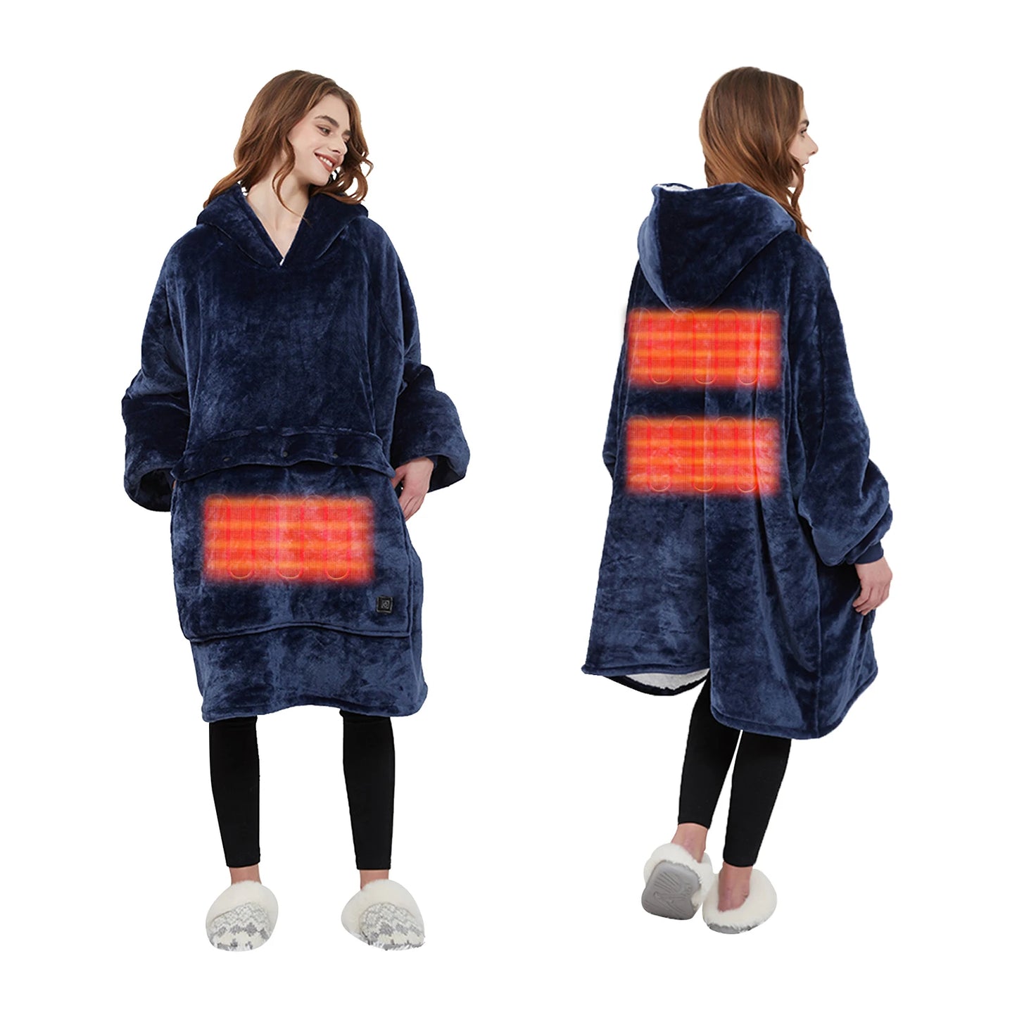 Oversized Heating Blanket Hoodie