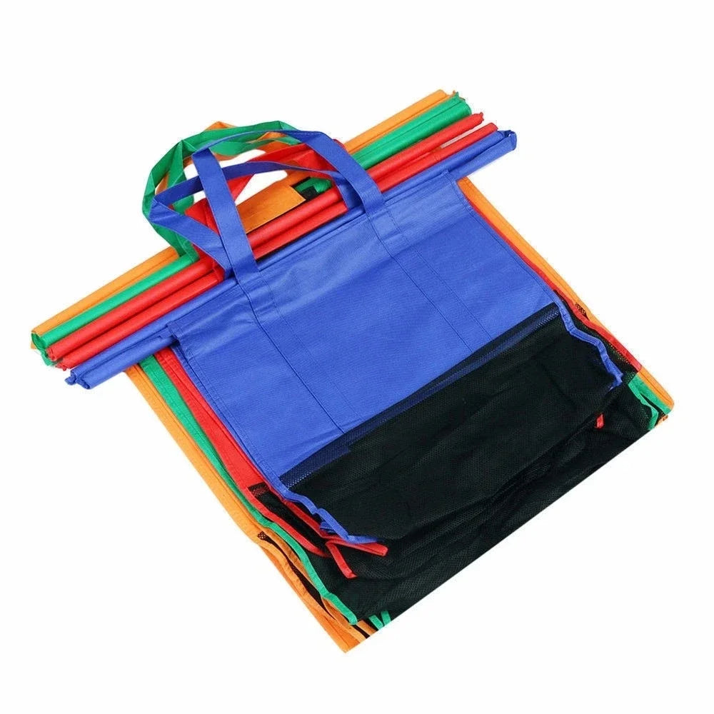 4 Pieces Foldable Cart Trolley Bag