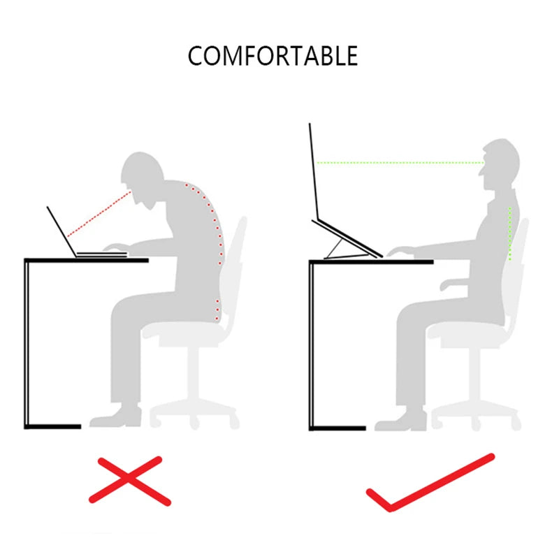 Universal Invisible Laptop Bracket Riser