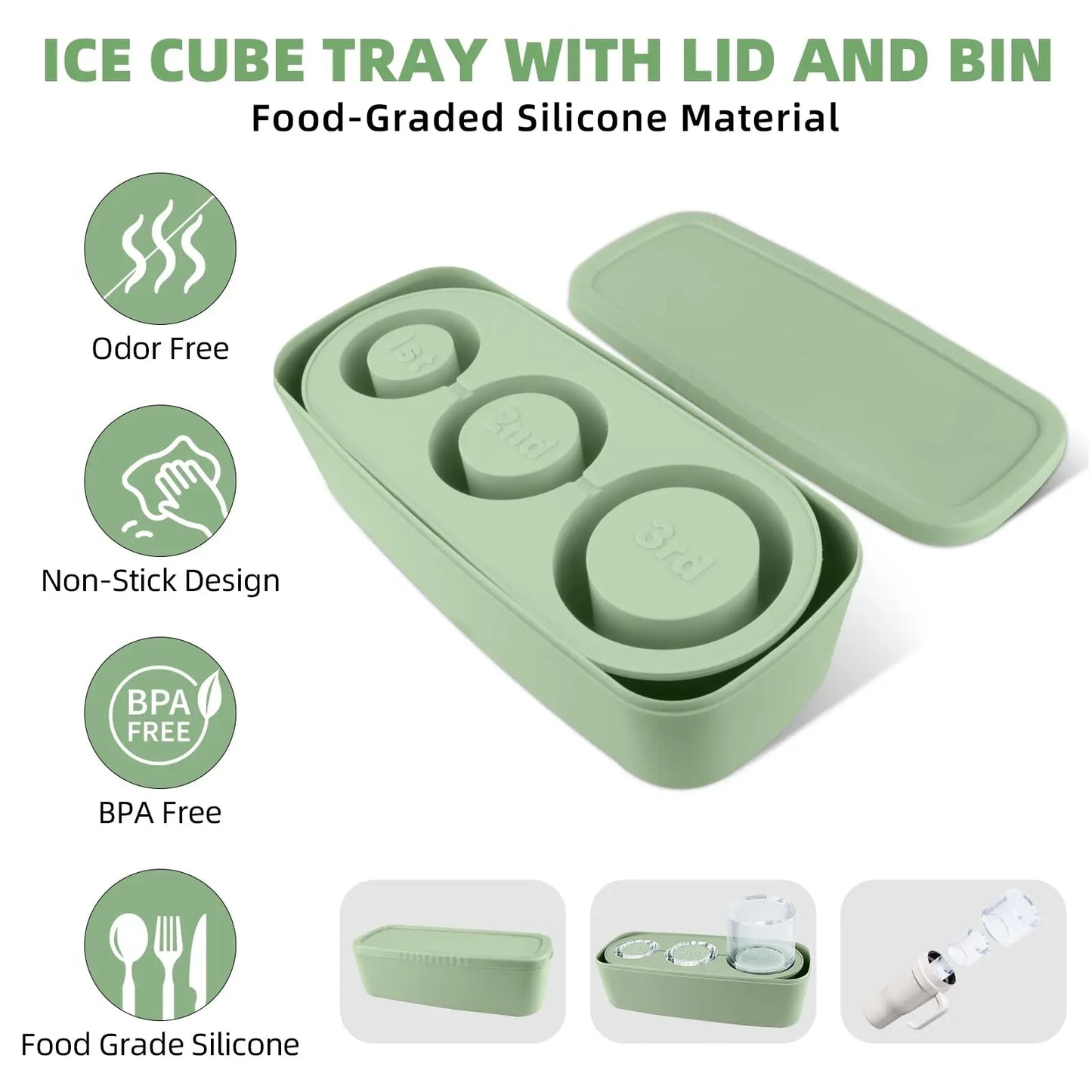 Ice Cube Tray Maker for Stanley Tumbler Cup