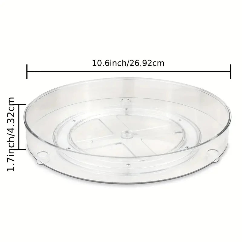 360° Rotating Fridge Tray