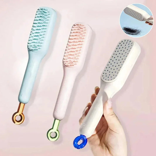 Self-Cleaning Hairbrush