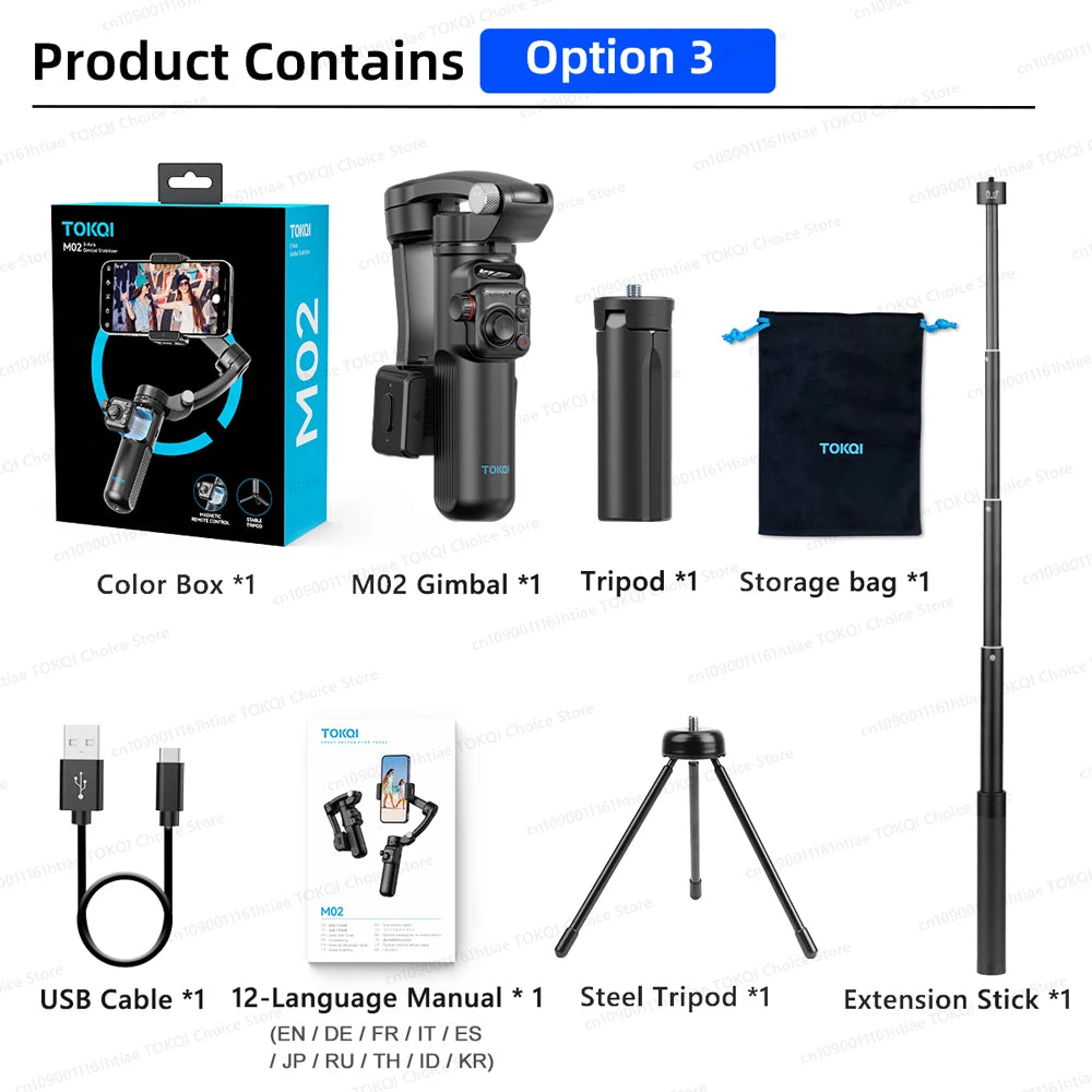 Handheld 3 - Axis Gimbal Phone Holder