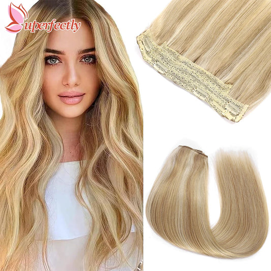 Straight Halo Hair Extensions