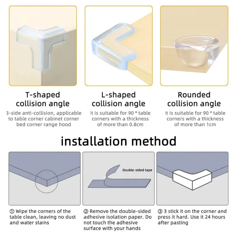 Baby Safety Silicone Table Corner Protectors