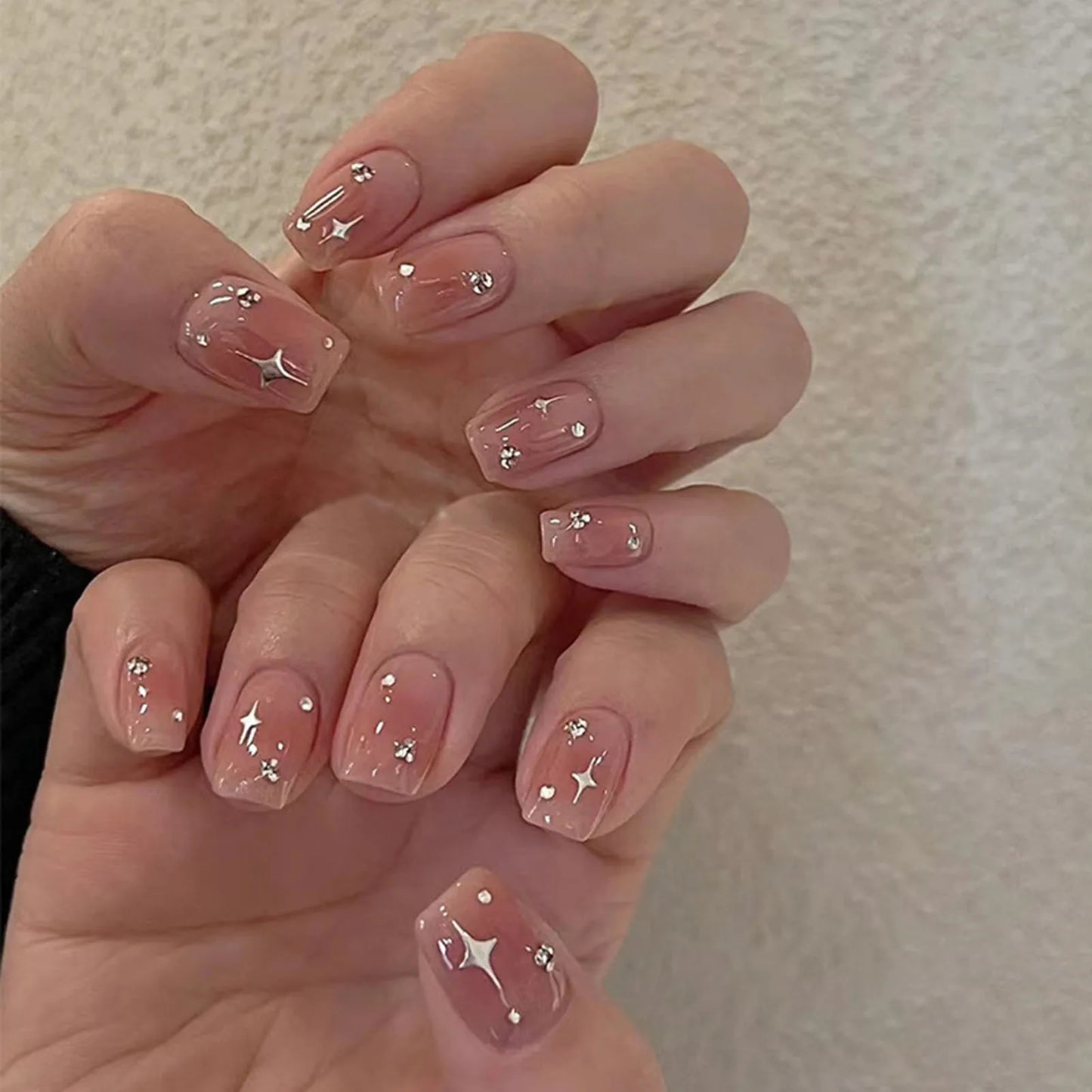 Almond Press on Nails