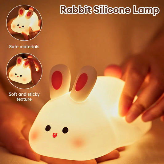 Rabbit Silicone Night Lamp