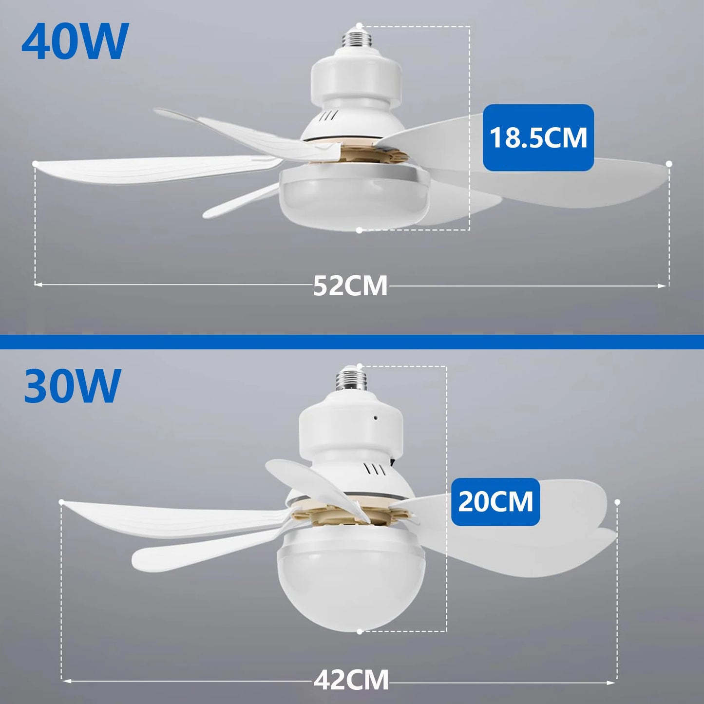 IRALAN Ceiling led light fan