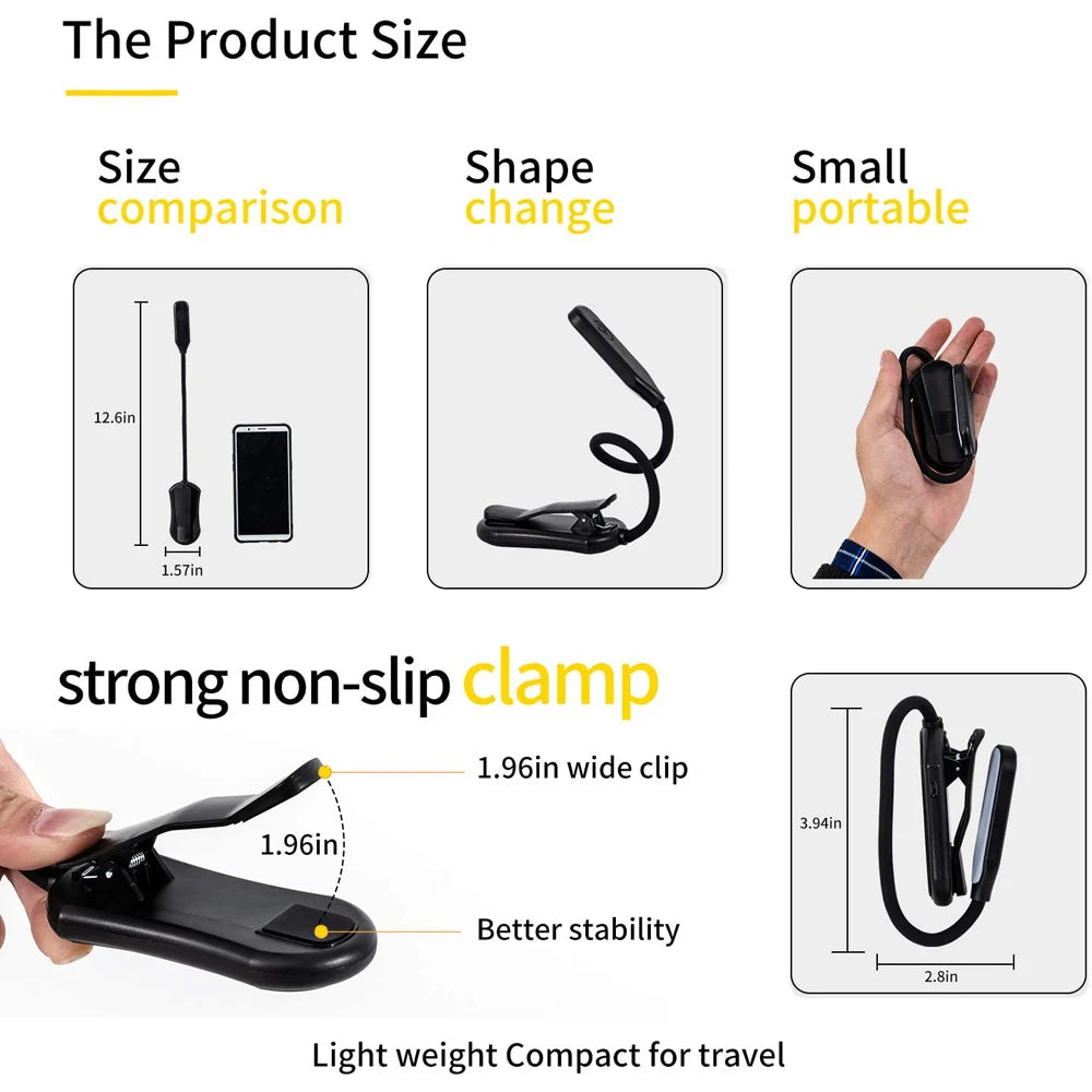 Rechargeable Book Light