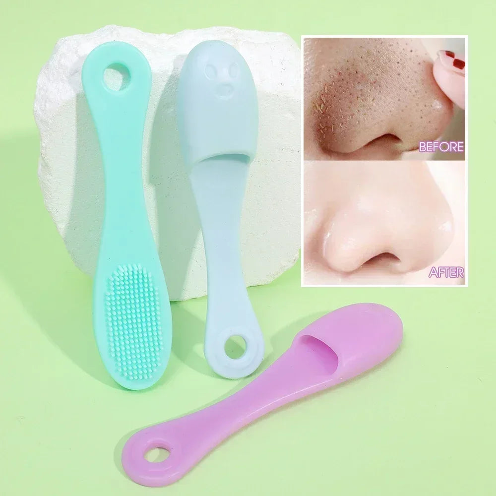 Finger Shape Silicone Brush Facial Cleanser