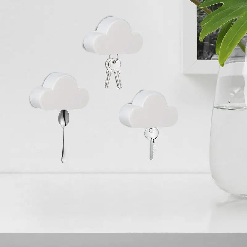 White Cloud Magnetic Key Holder