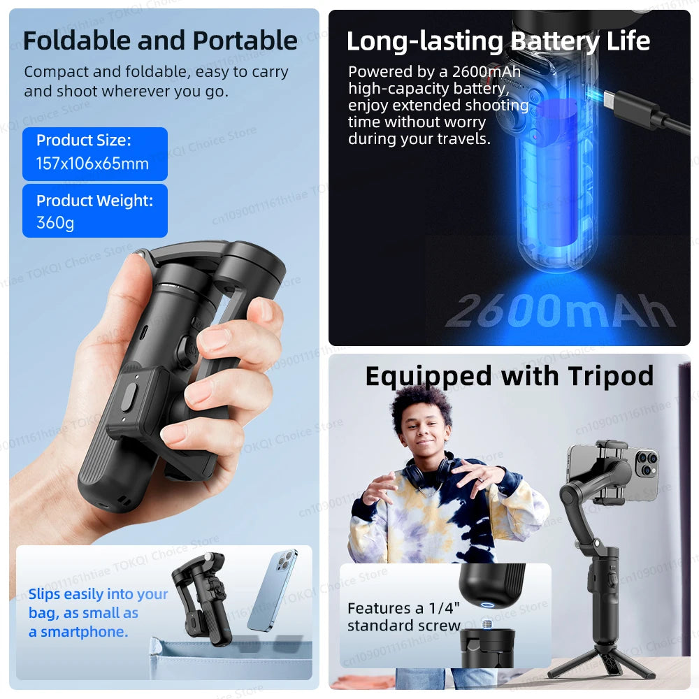 Handheld 3 - Axis Gimbal Phone Holder