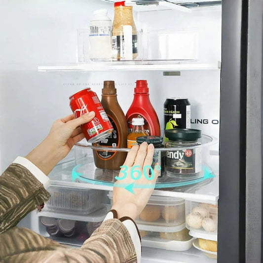 360° Rotating Fridge Tray