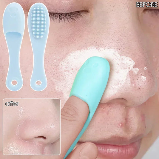 Finger Shape Silicone Brush Facial Cleanser